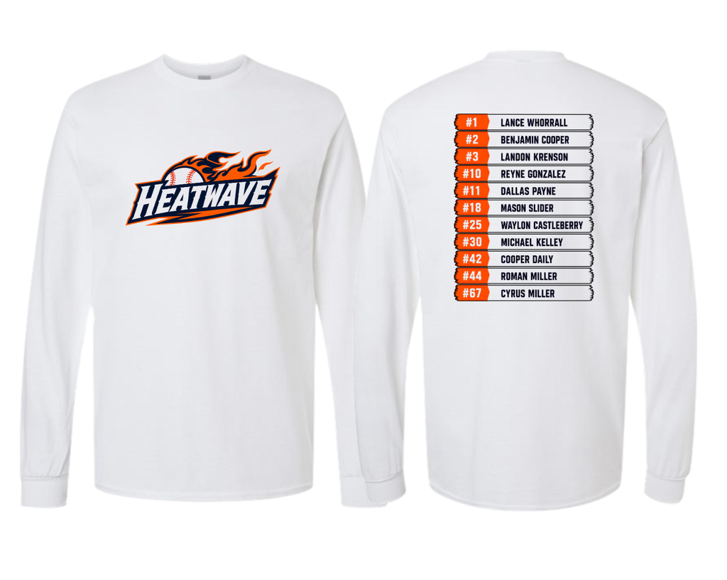 Heat Wave Baseball Long Sleeve