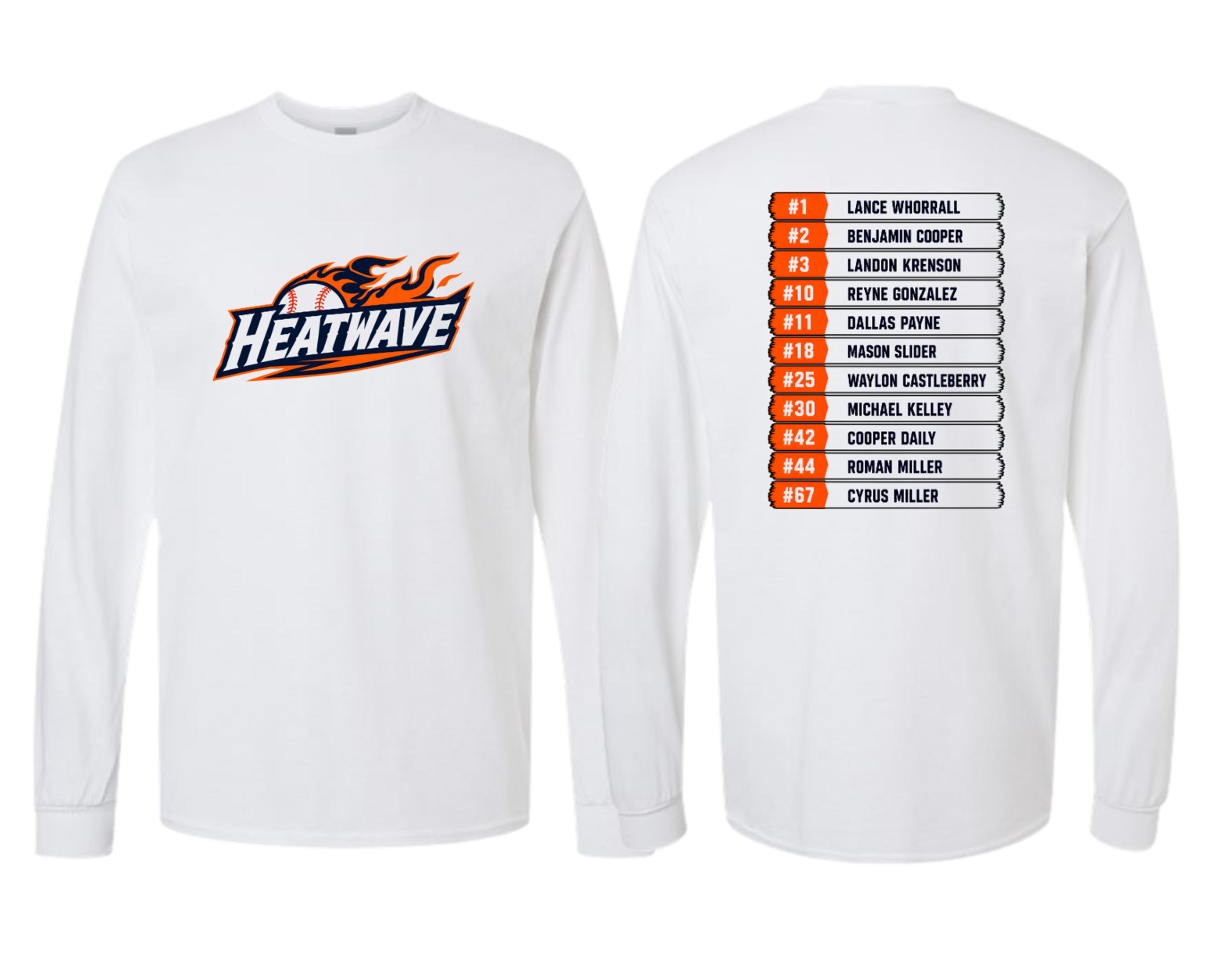 Heat Wave Baseball Long Sleeve