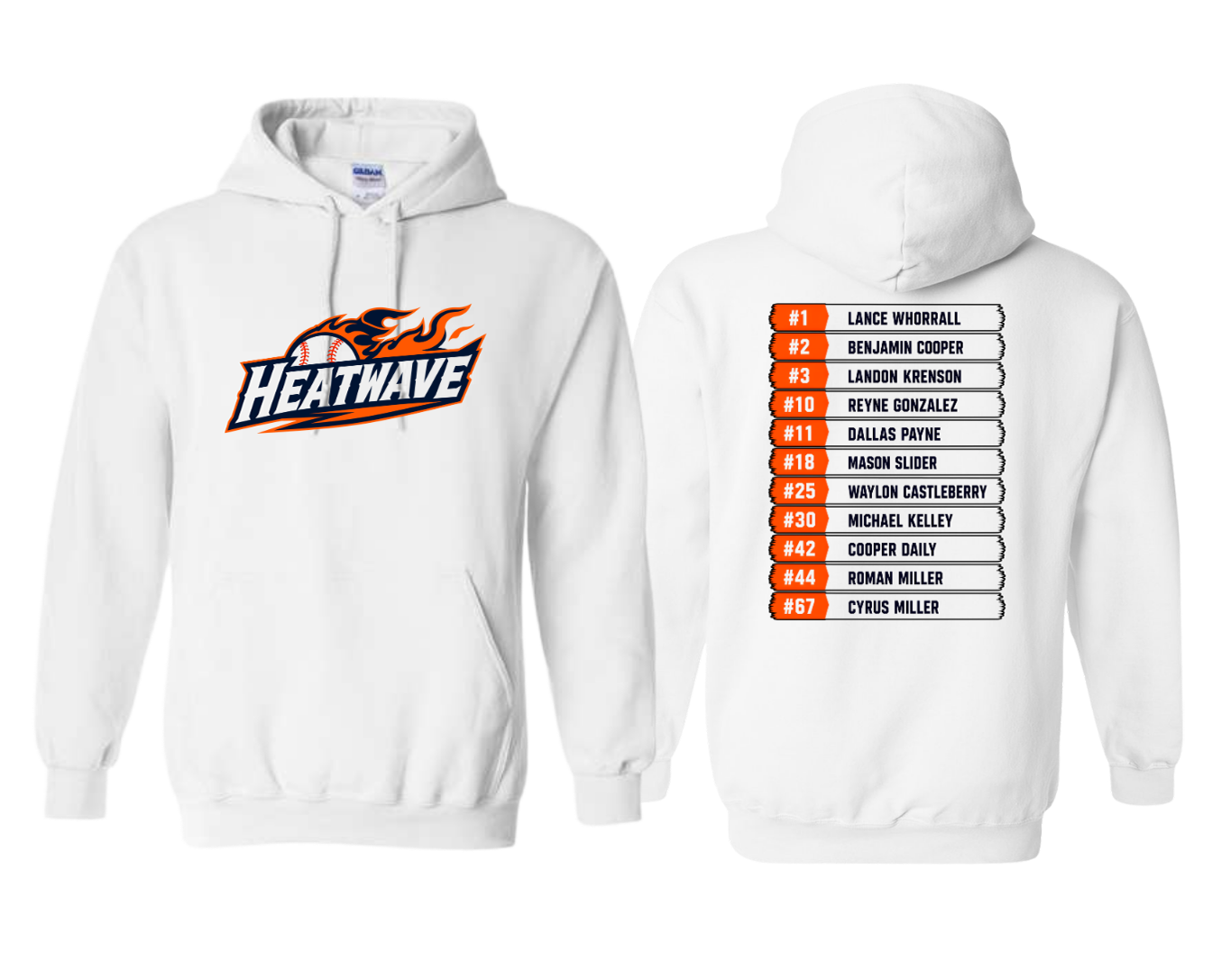 Heat Wave Baseball Hoodie