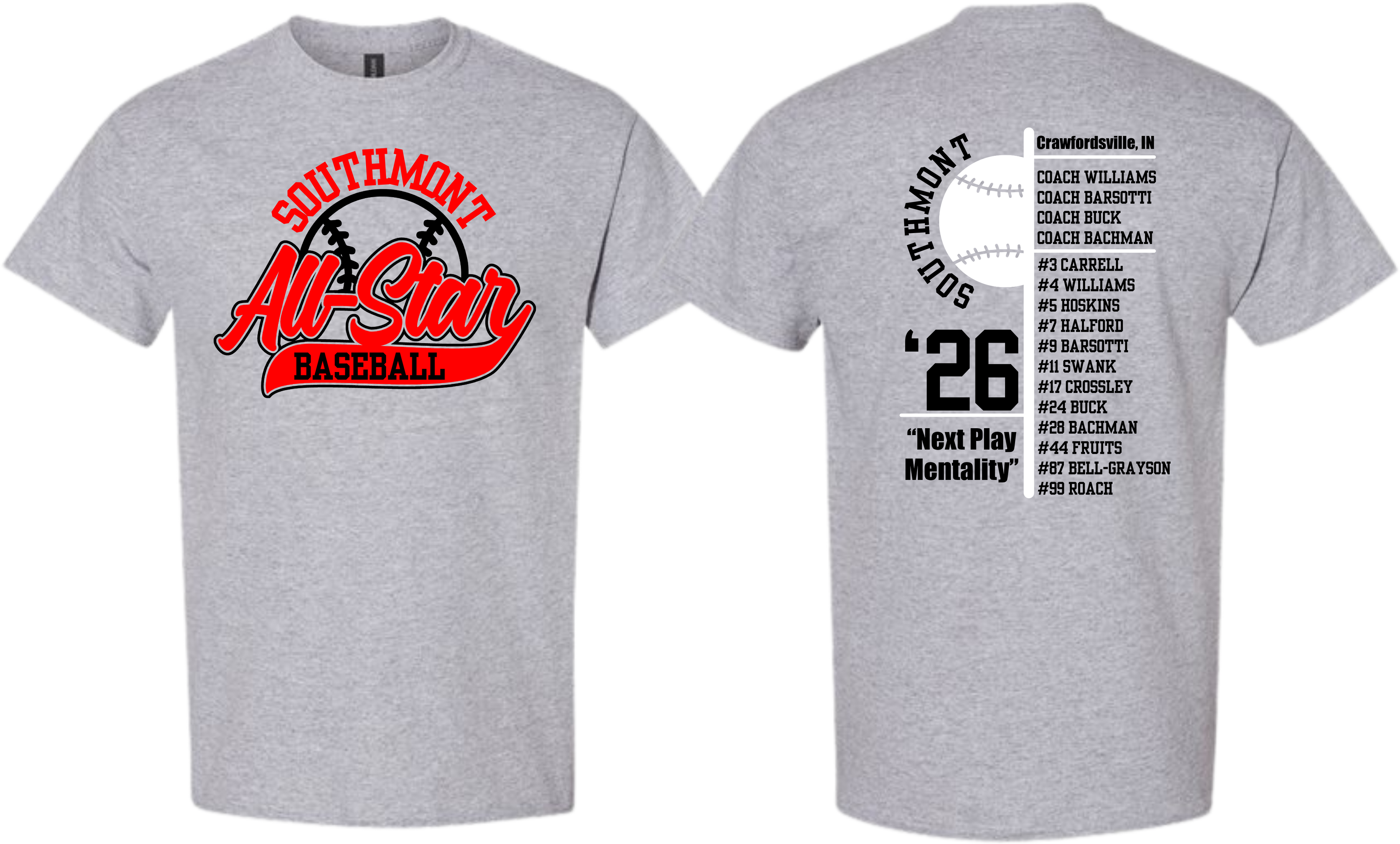 Southmont All-Stars - Team List 2