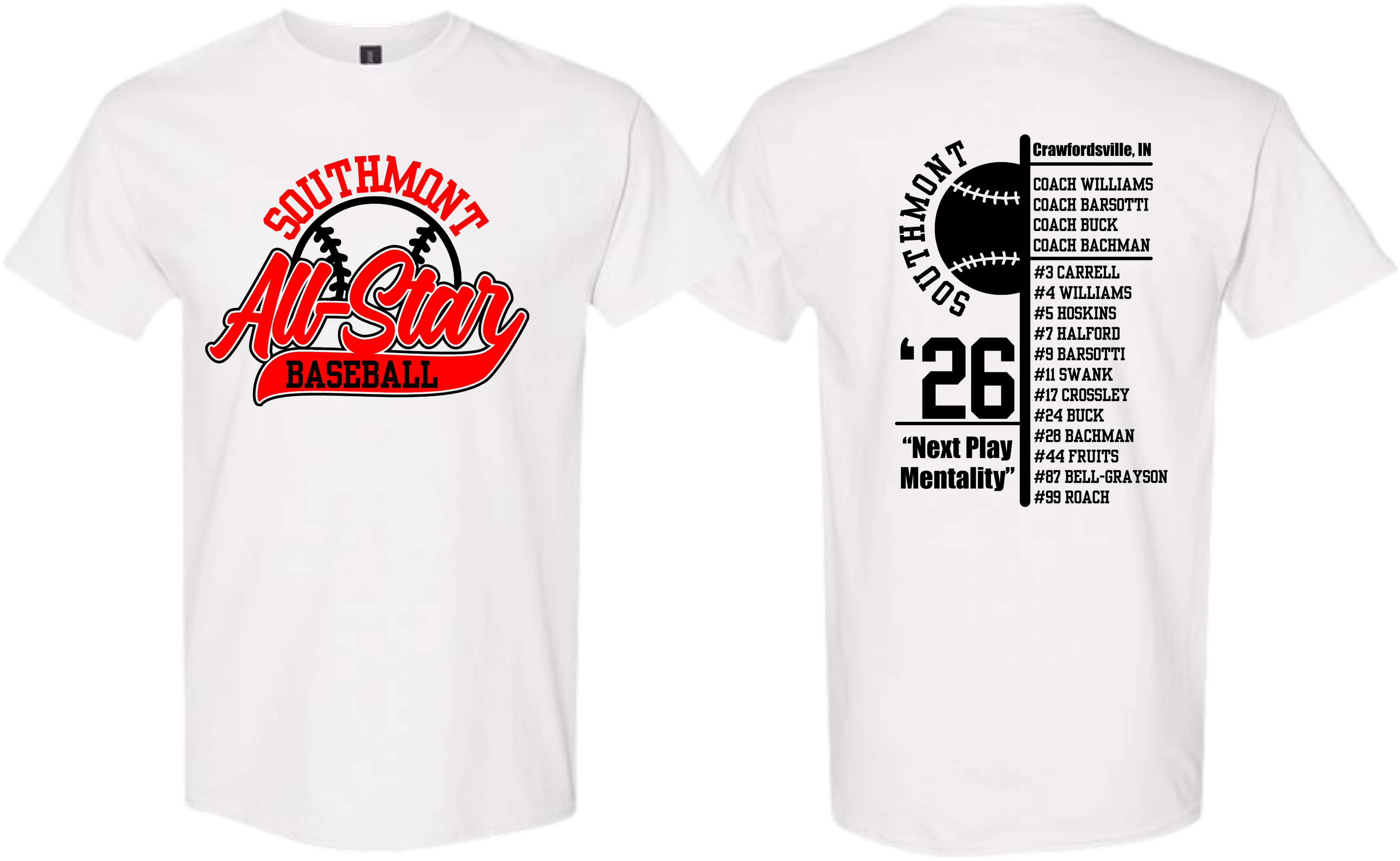 Southmont All-Stars - Team List 2