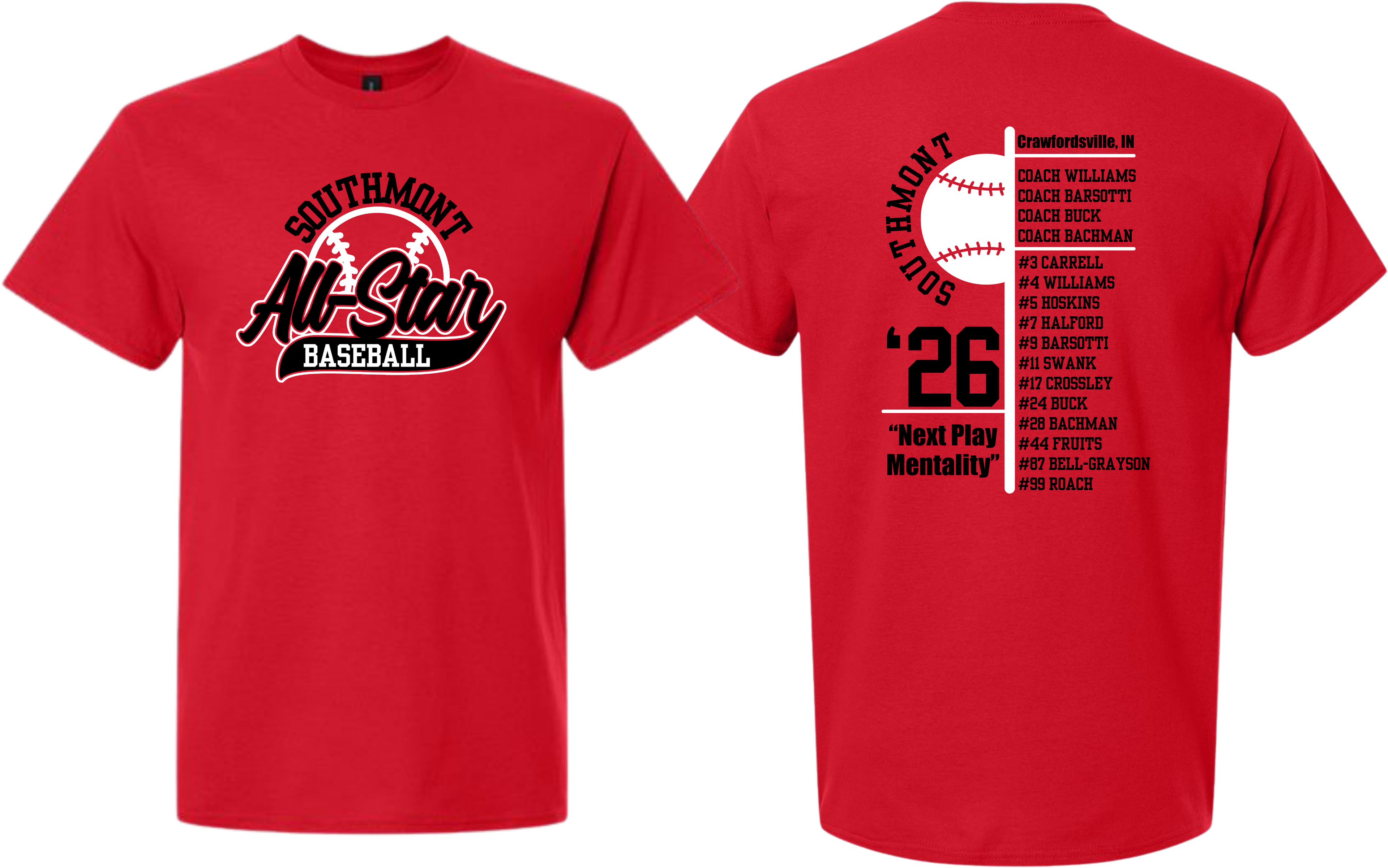 Southmont All-Stars - Team List 2