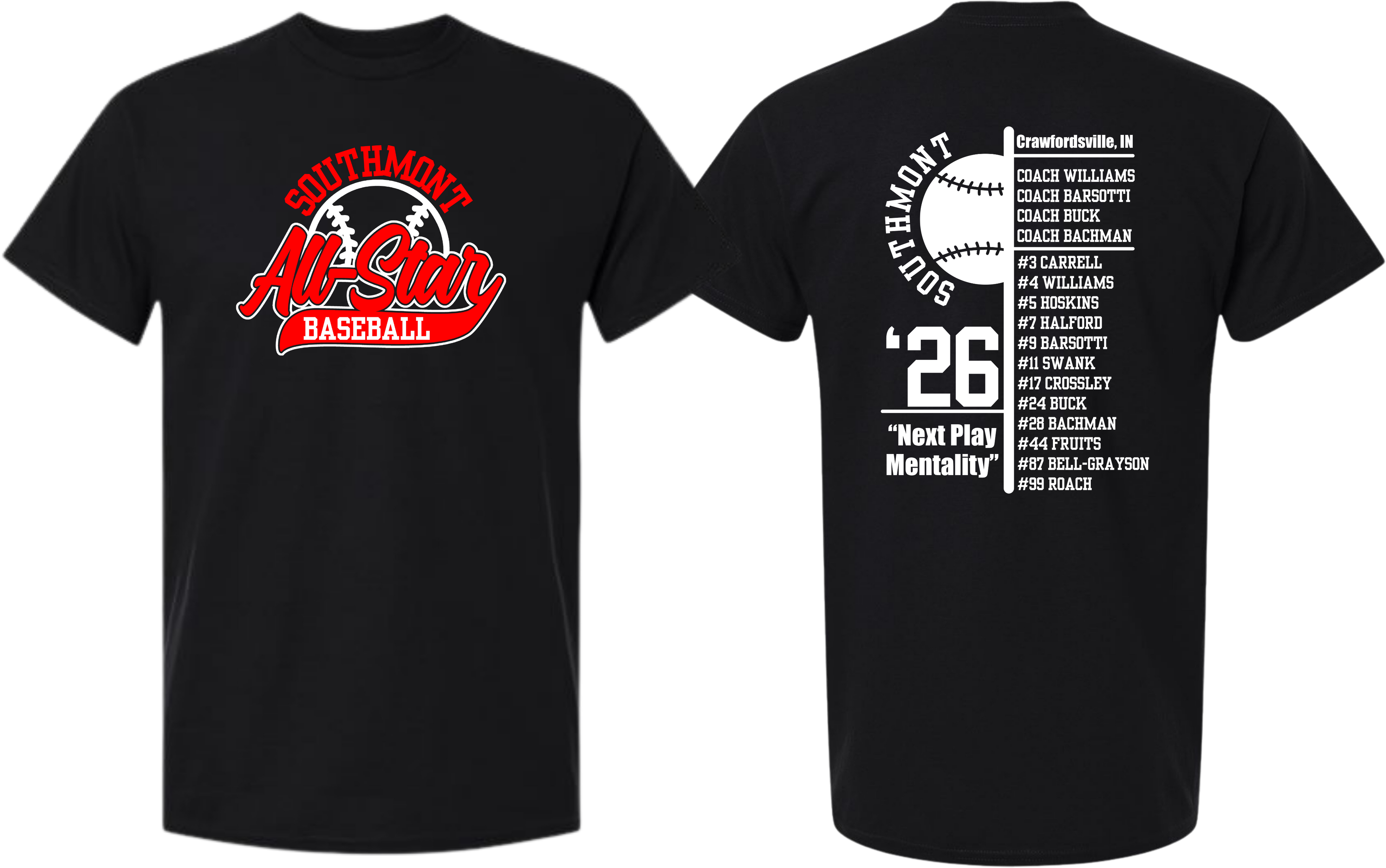 Southmont All-Stars - Team List 2
