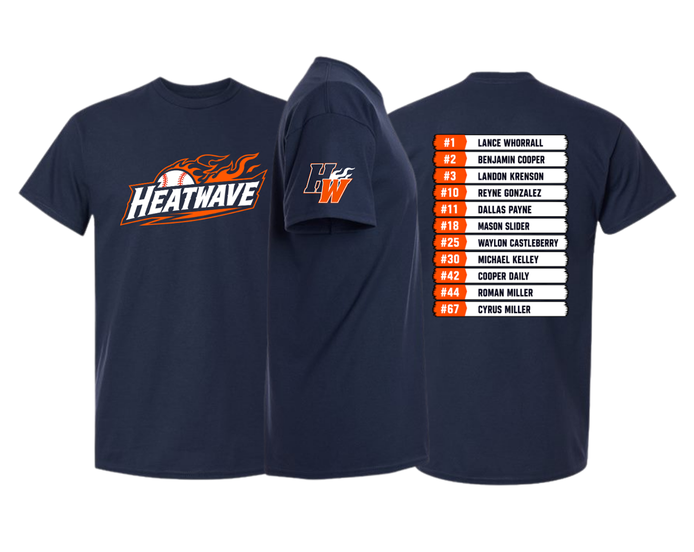 Heat Wave Baseball T-Shirt