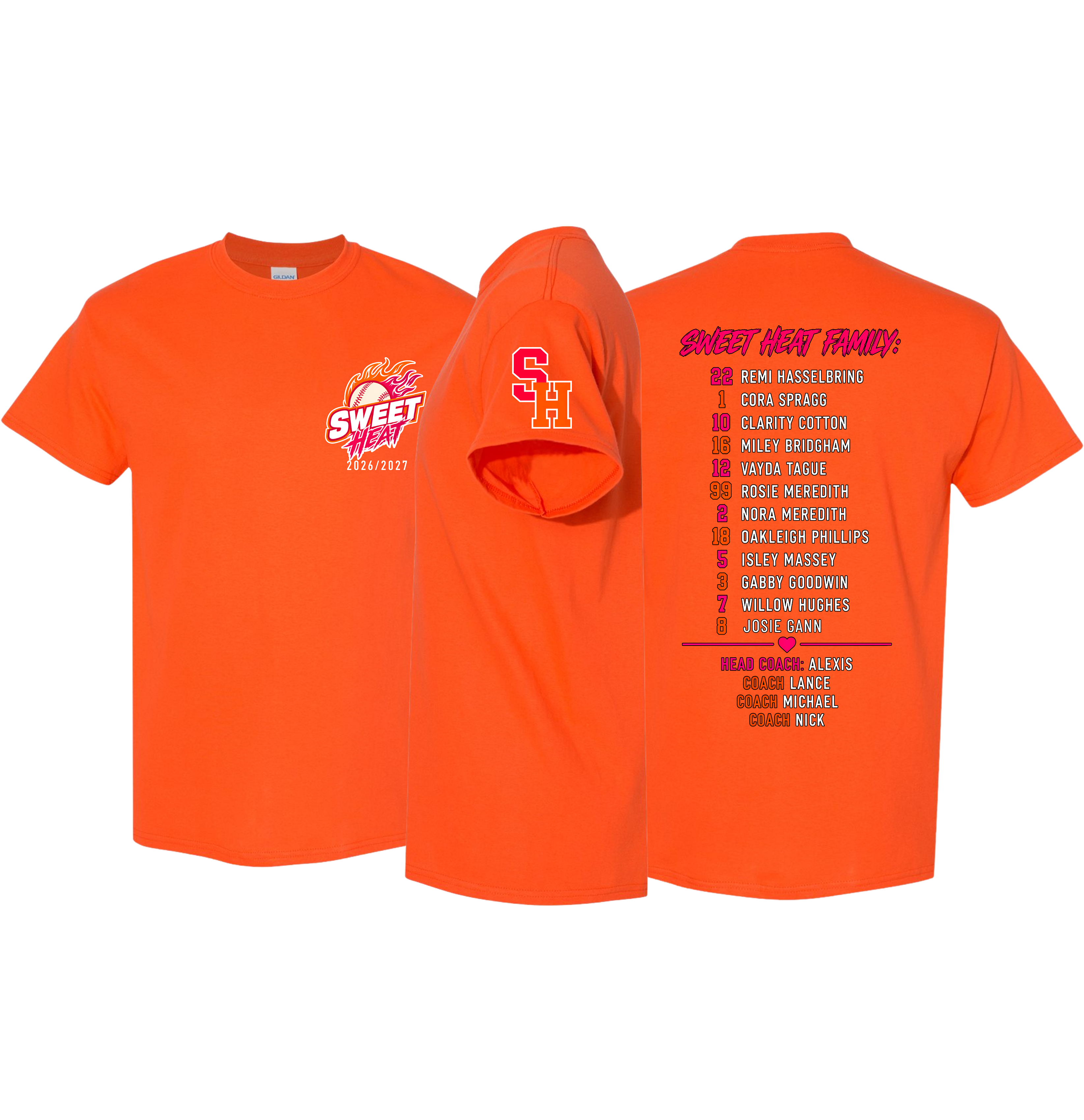 Sweet Heat Roster T-Shirt