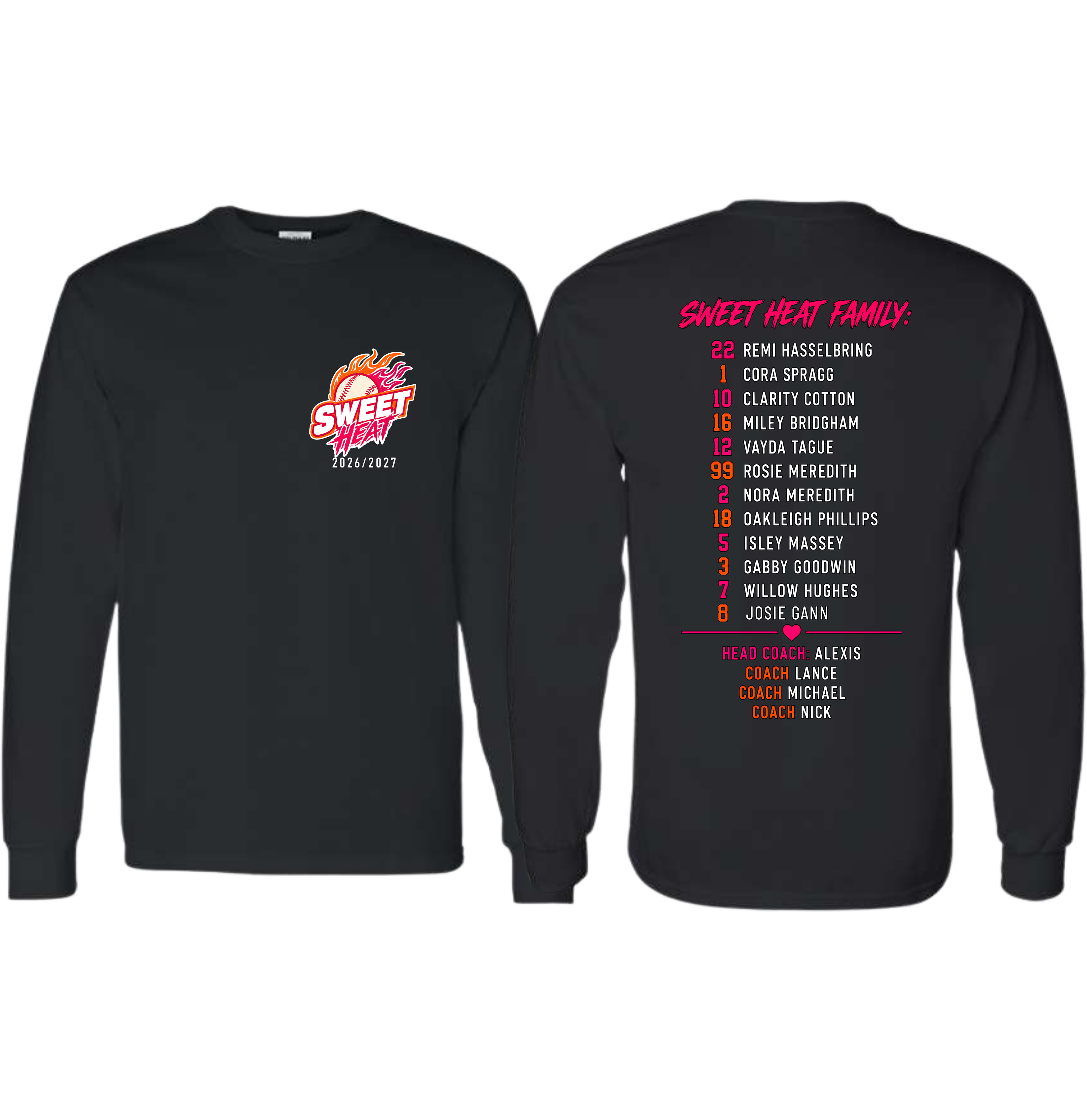 Sweet Heat Roster Long Sleeve