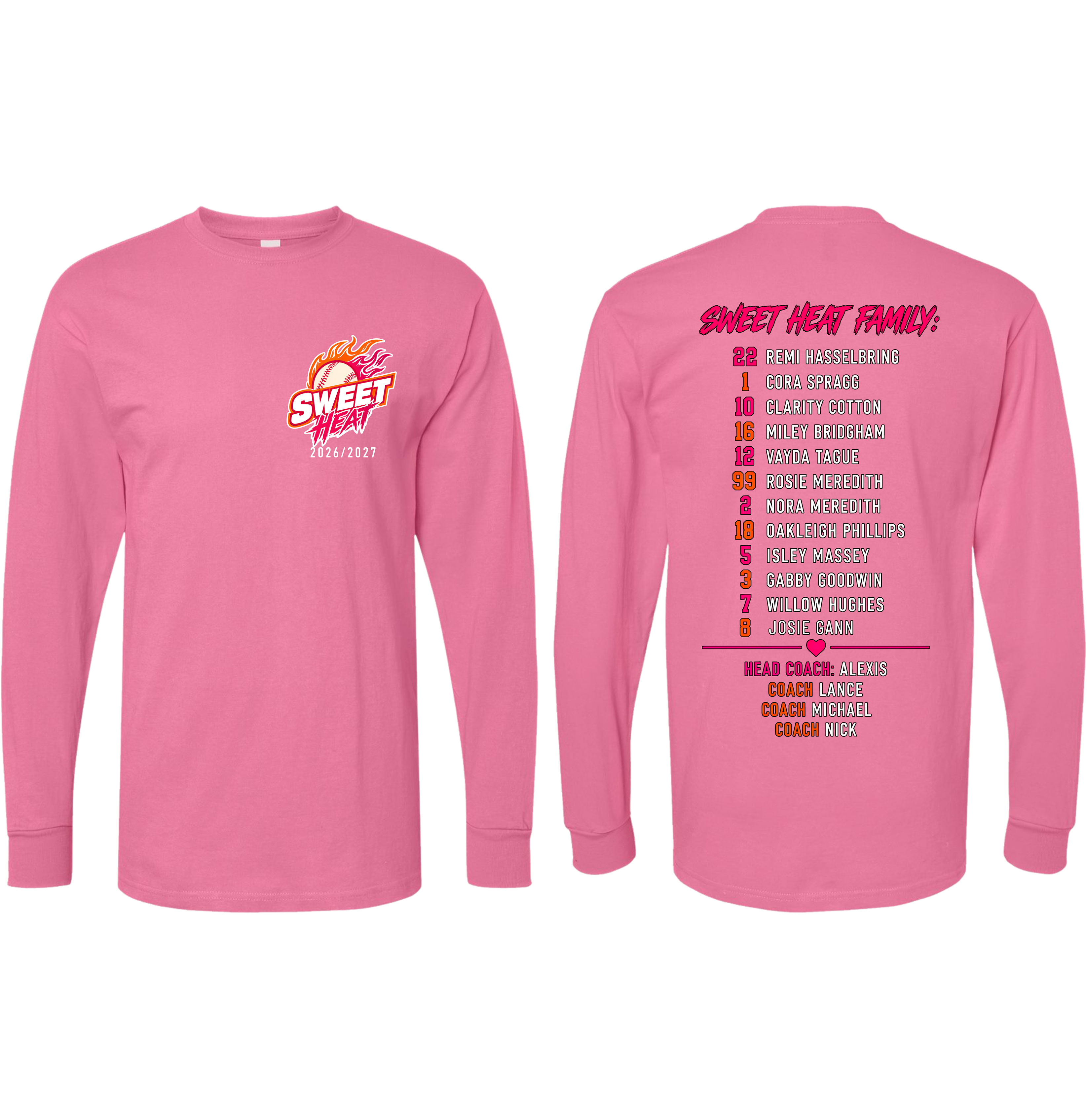 Sweet Heat Roster Long Sleeve