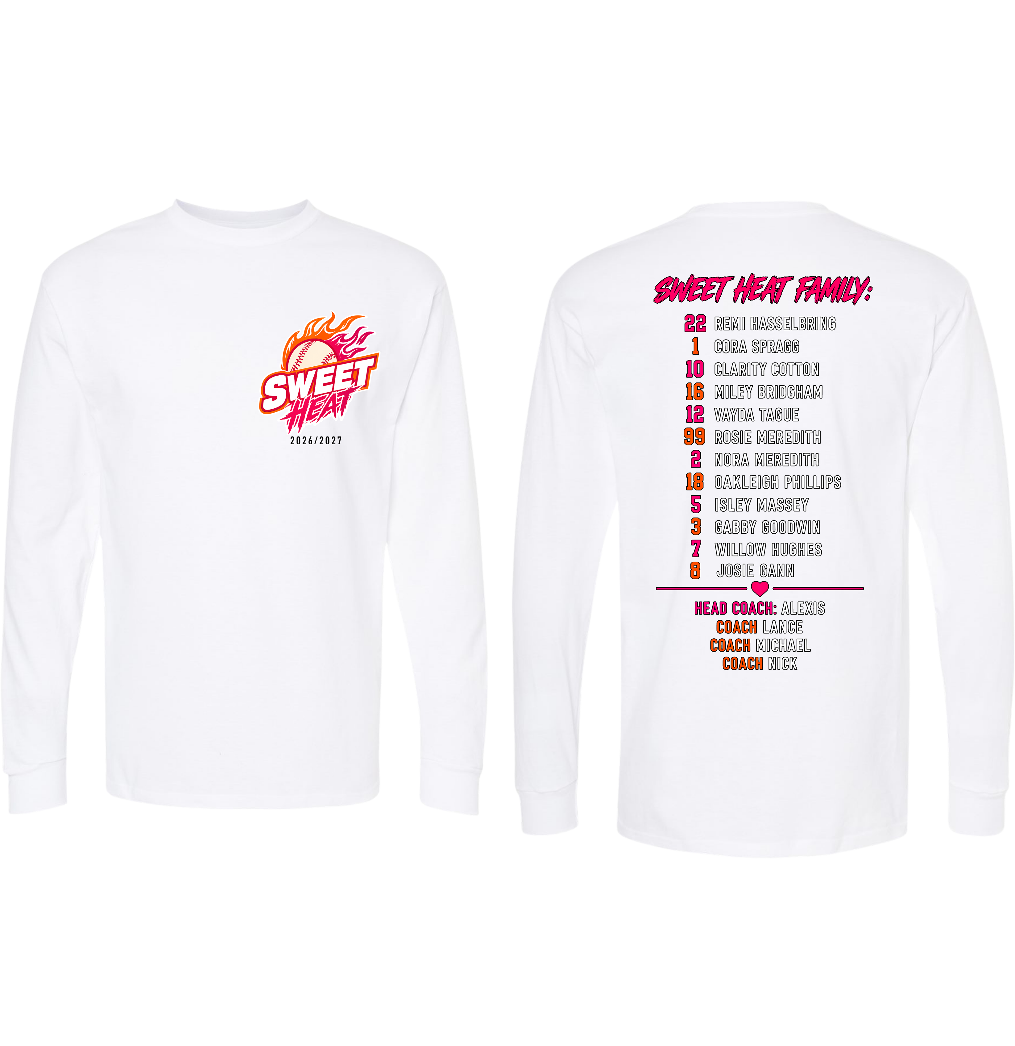 Sweet Heat Roster Long Sleeve