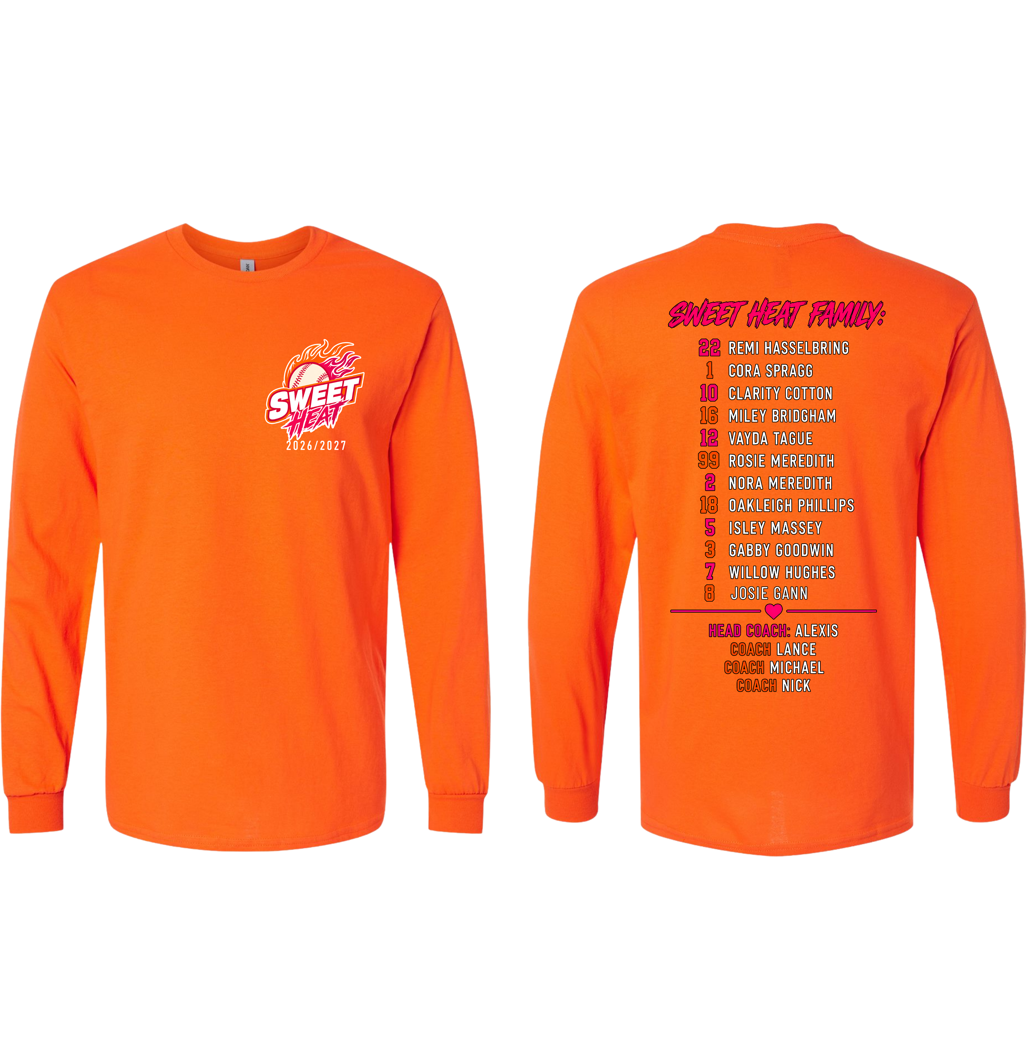 Sweet Heat Roster Long Sleeve