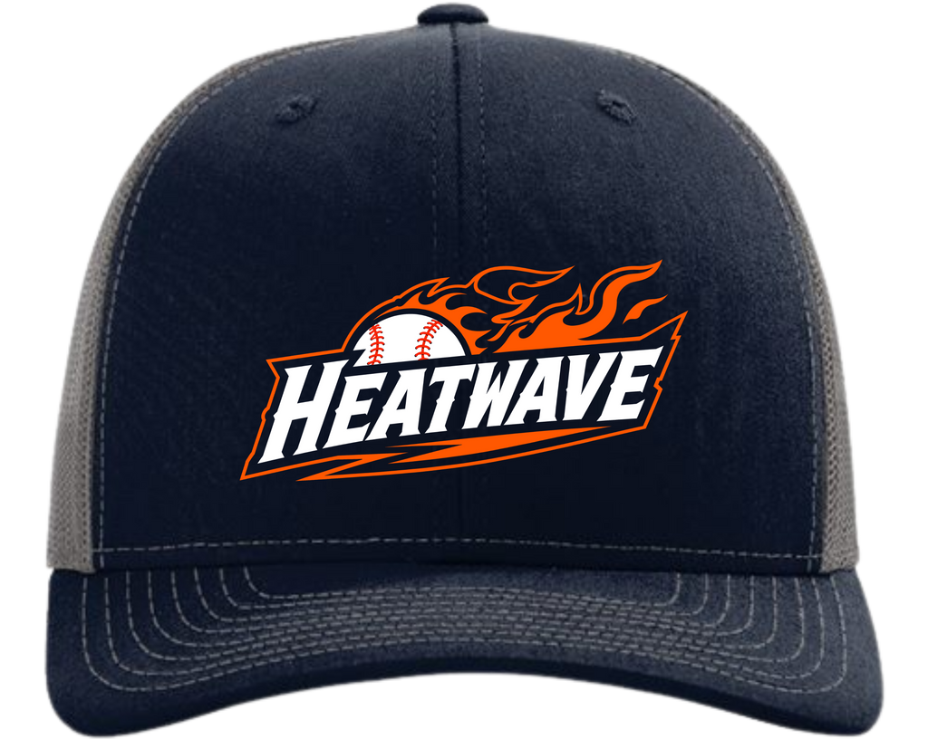 Heat Wave Embroidered Snapback Hat