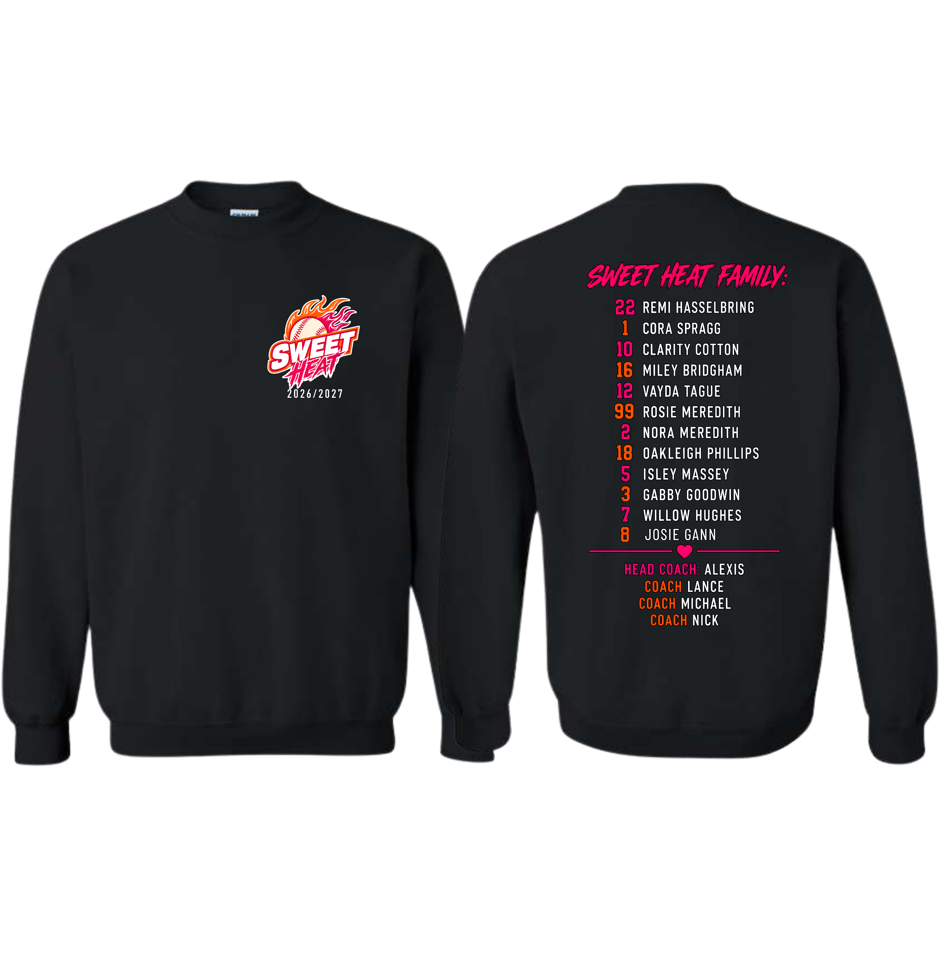 Sweet Heat Roster Crewneck