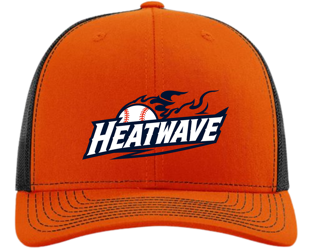 Heat Wave Embroidered Snapback Hat
