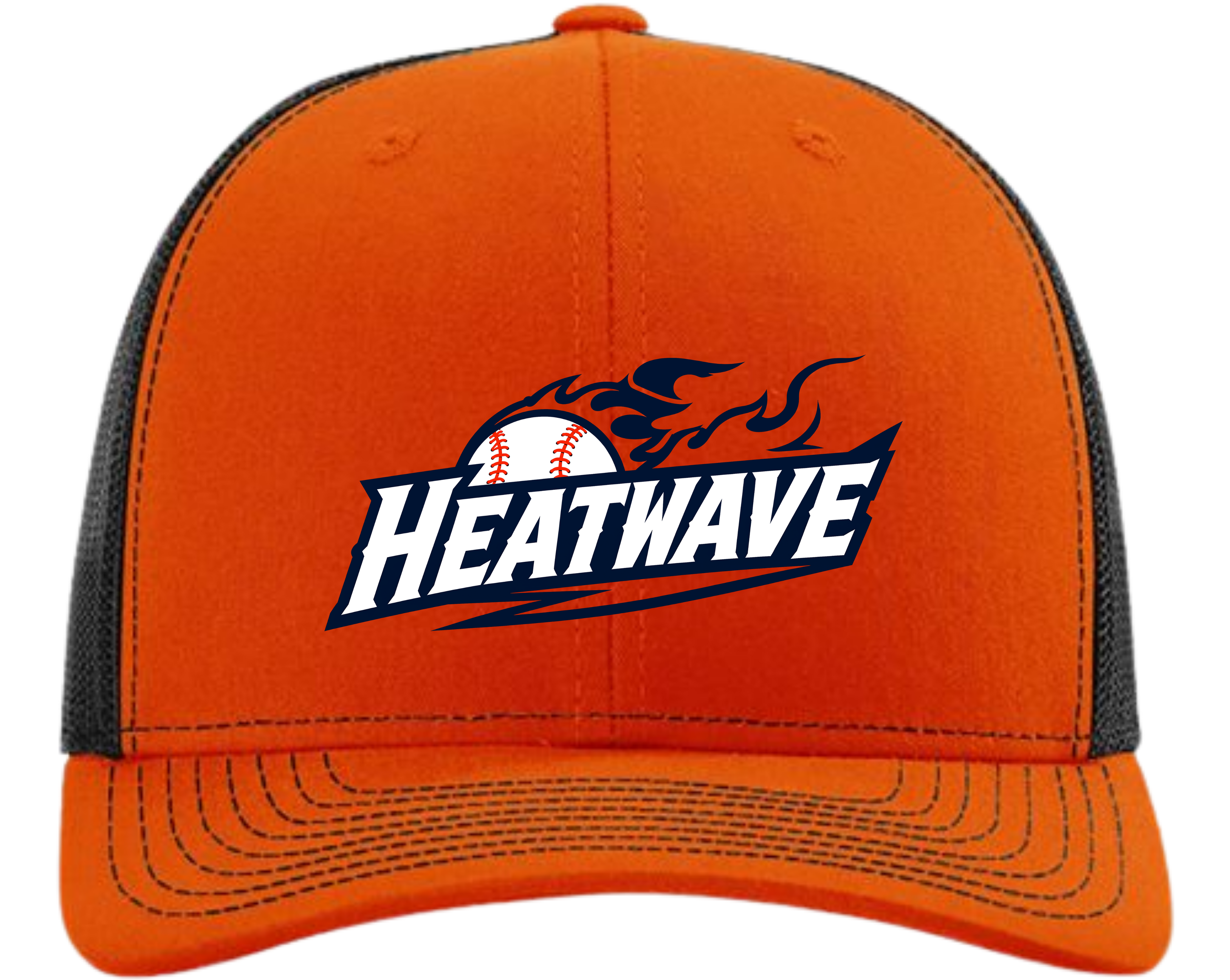 Heat Wave Embroidered Snapback Hat