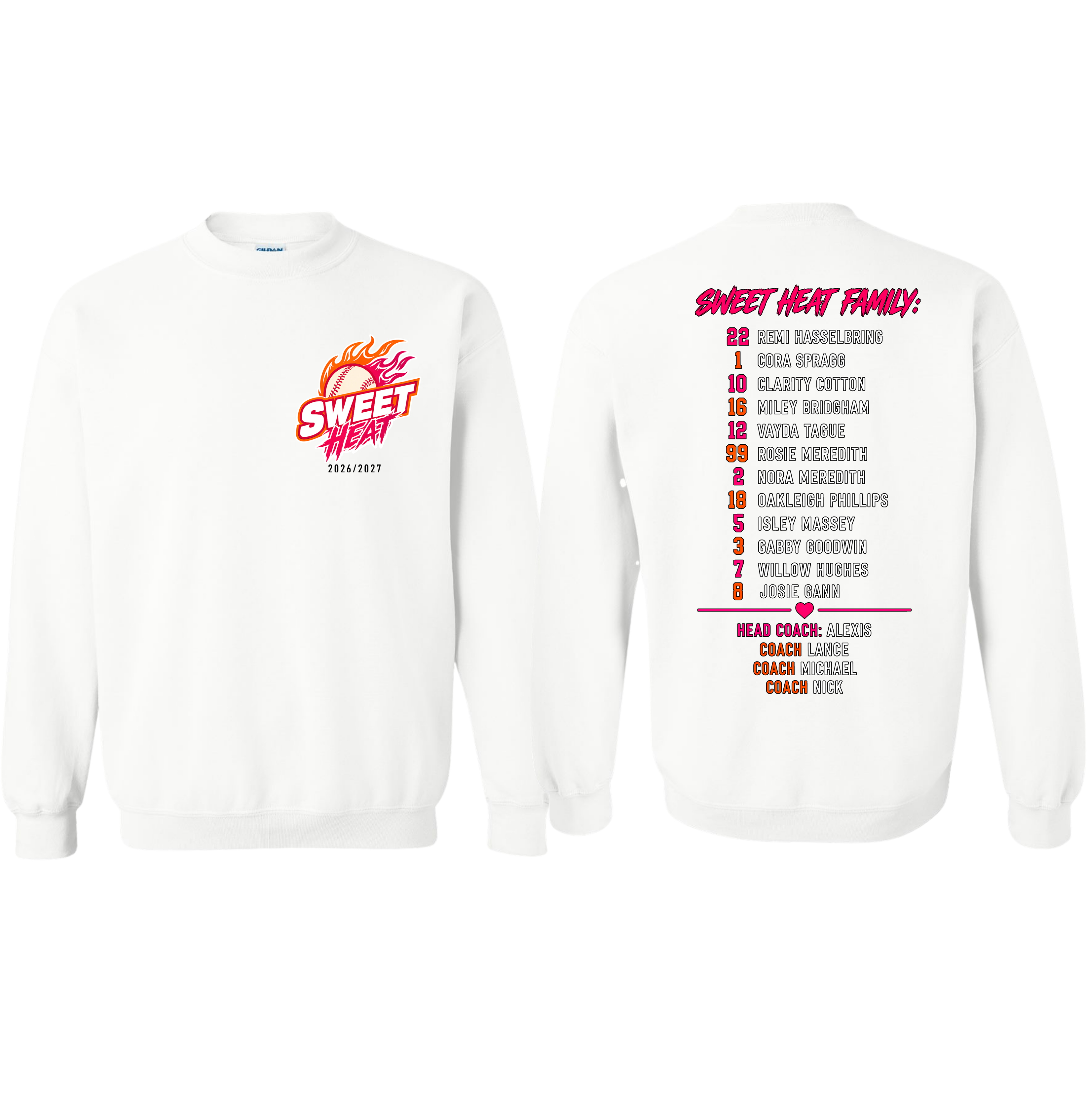Sweet Heat Roster Crewneck