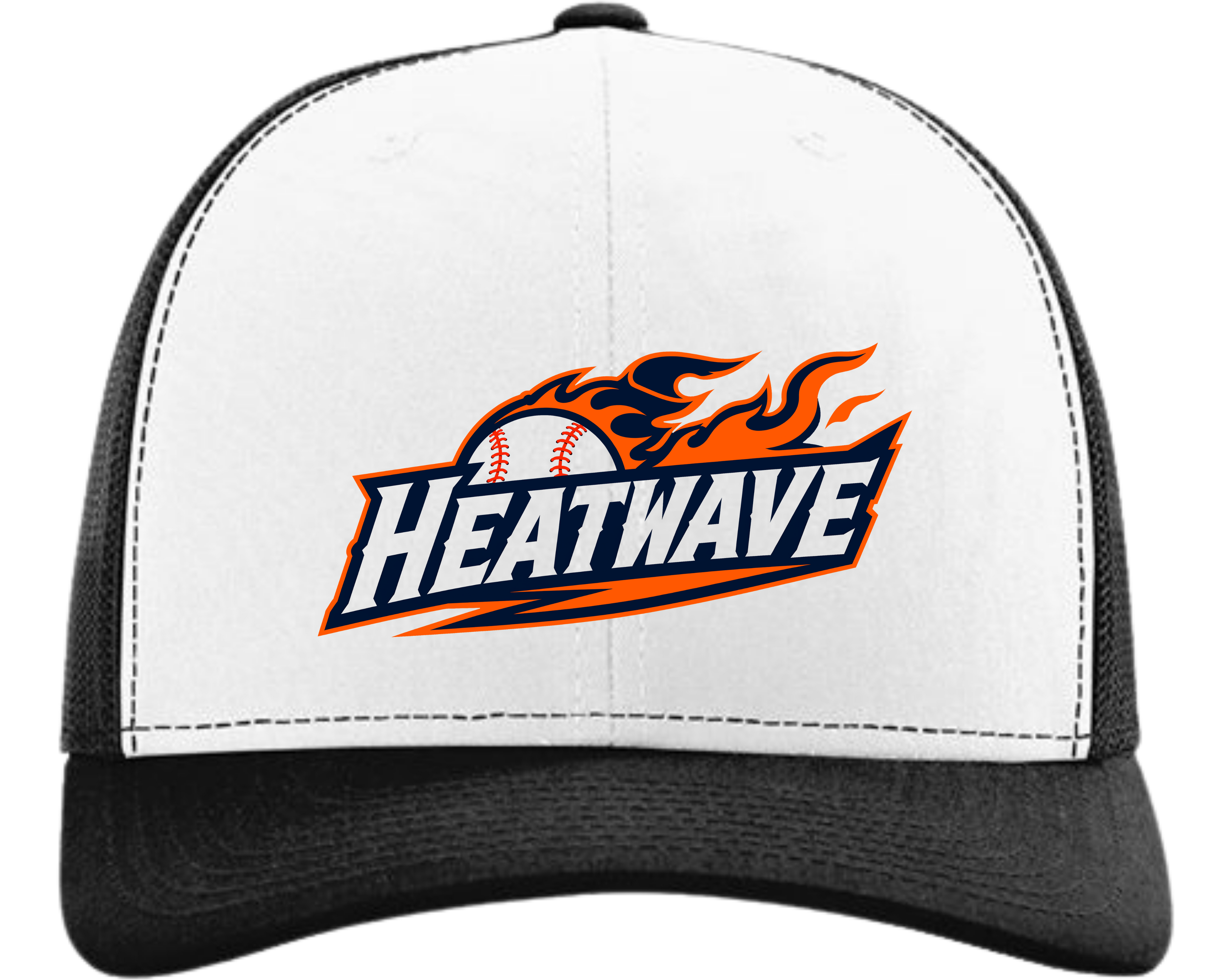 Heat Wave Embroidered Snapback Hat