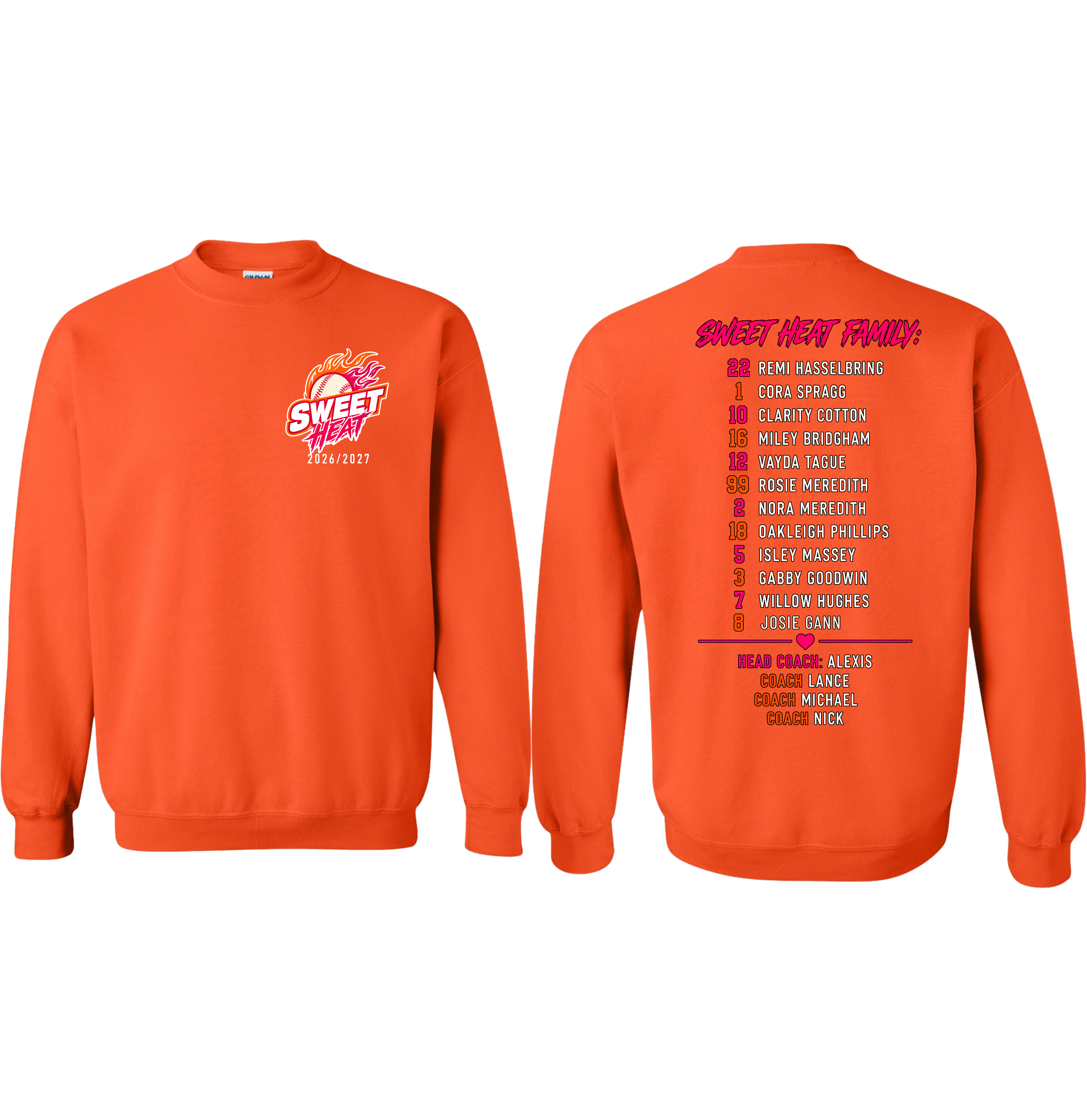 Sweet Heat Roster Crewneck