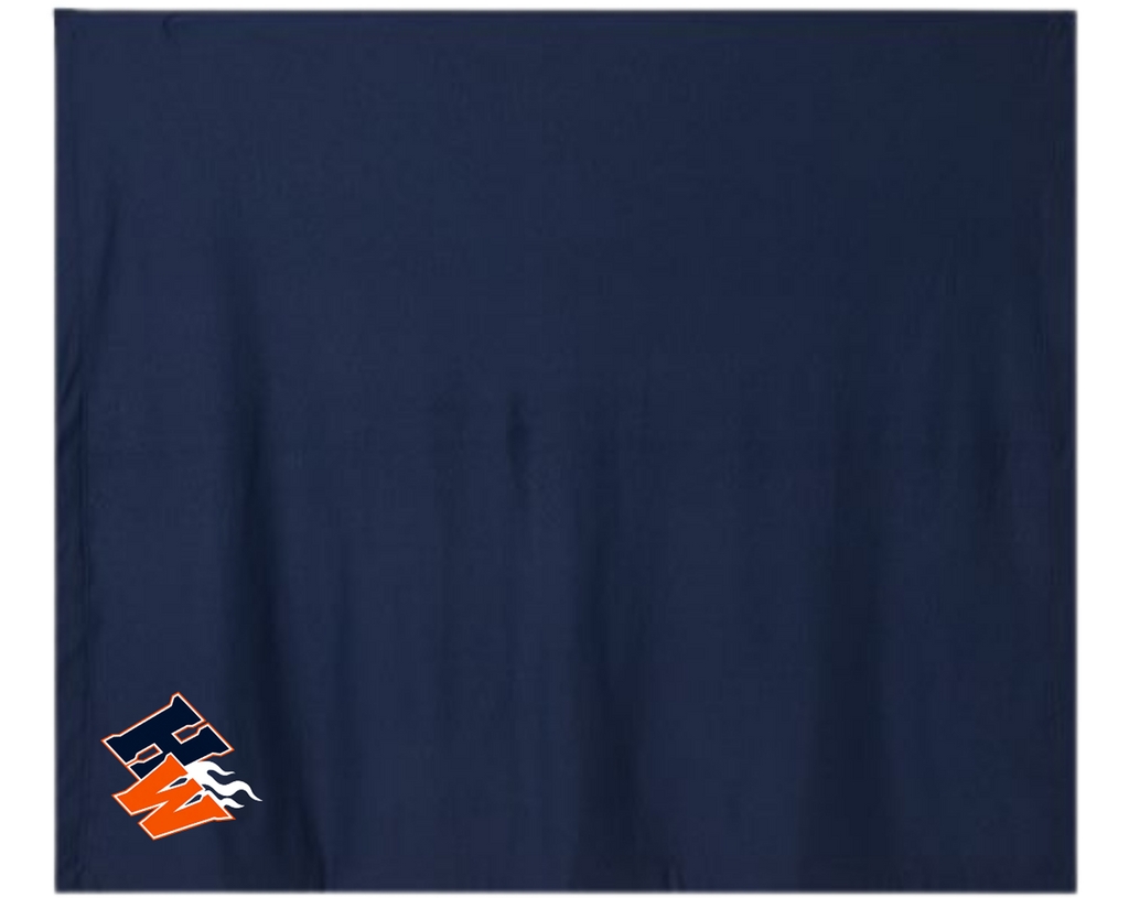 Heat Wave Baseball Fleece Blanket (50" x 60")