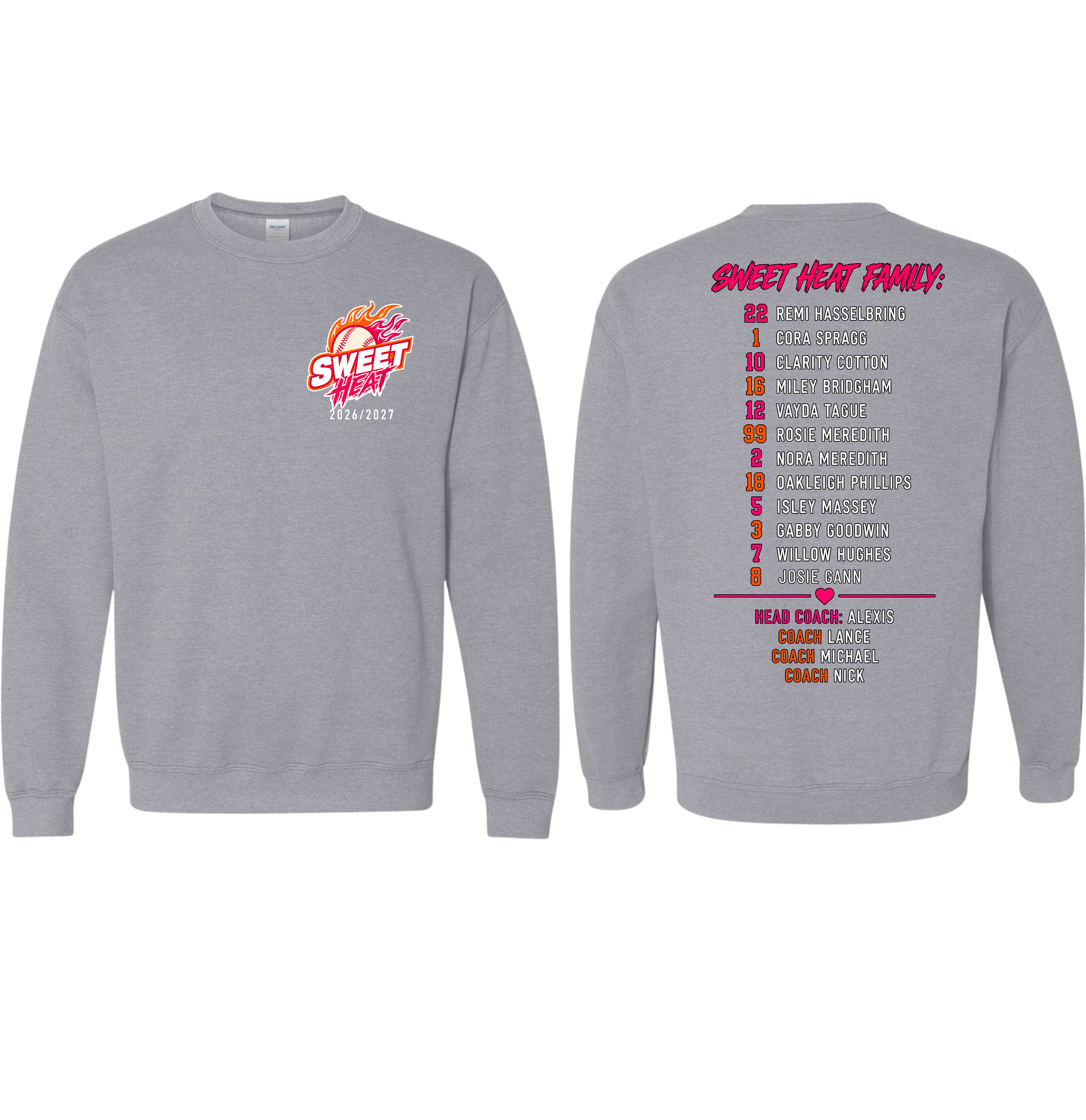 Sweet Heat Roster Crewneck