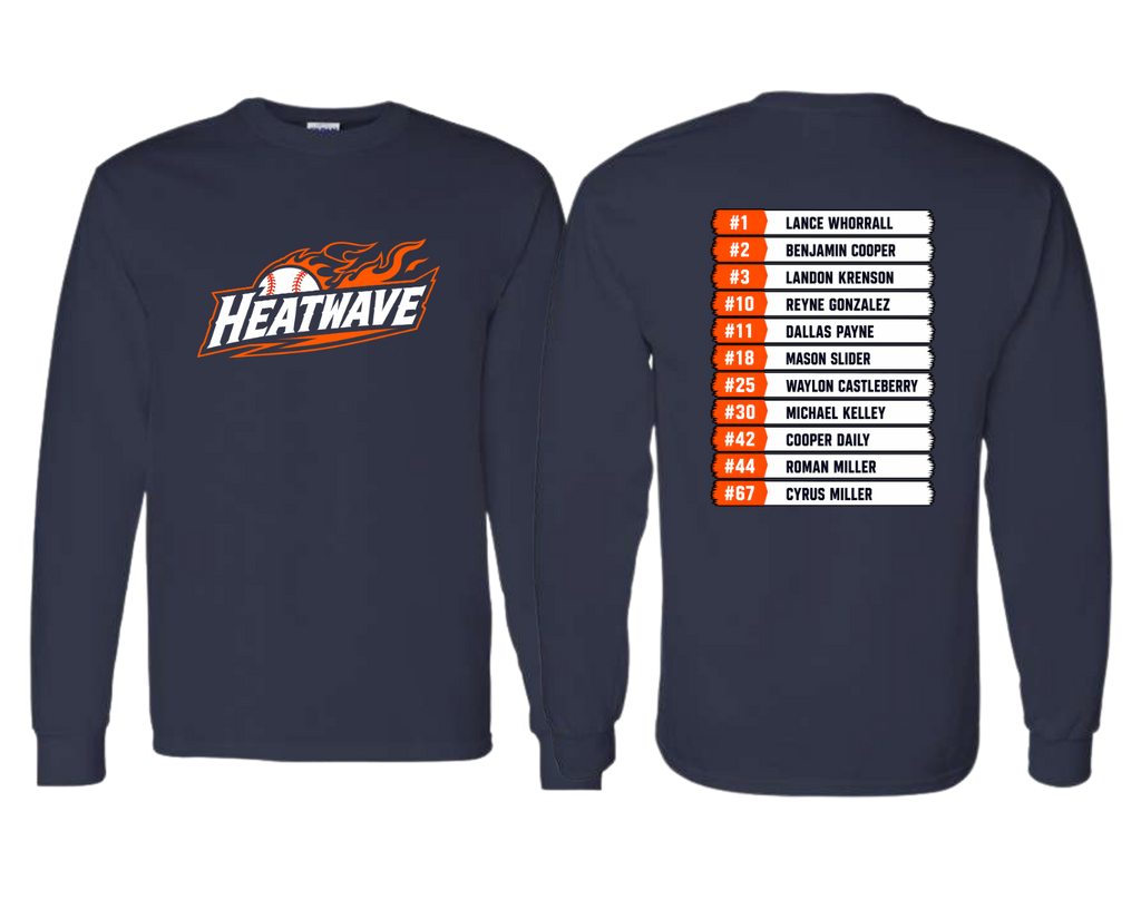 Heat Wave Baseball Long Sleeve
