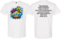 Covington Sting Sponsor List - Pink/Blue Design