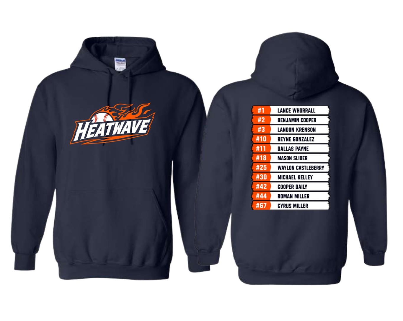 Heat Wave Baseball Hoodie