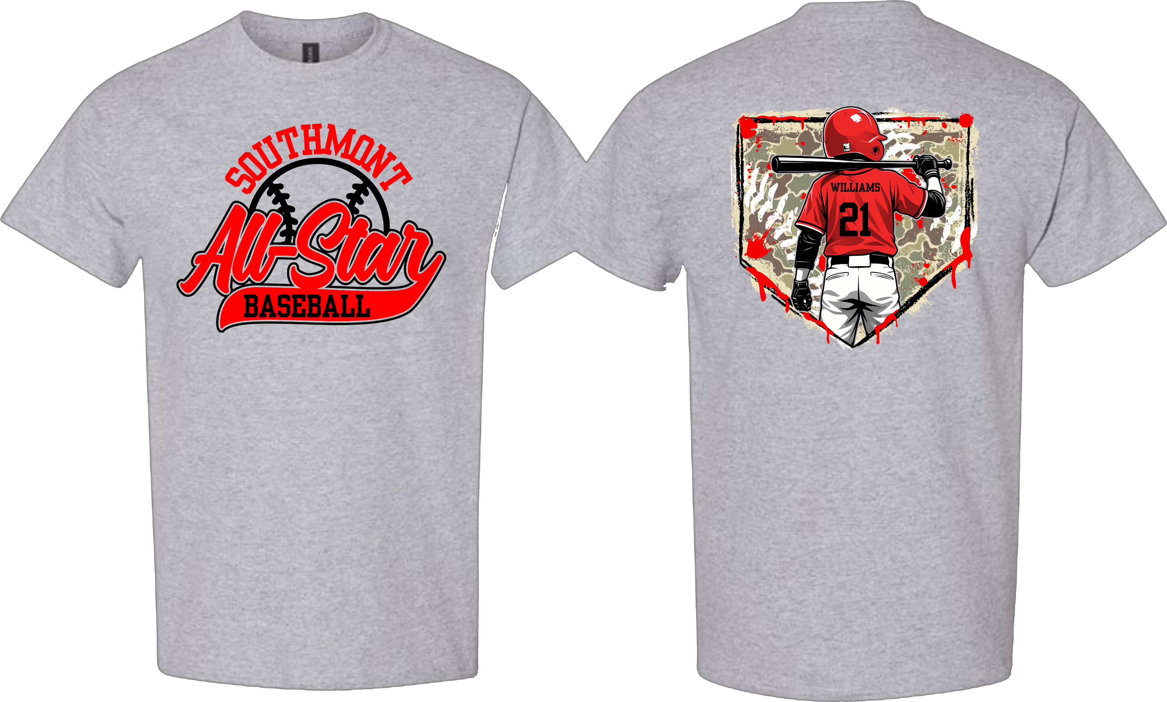 Southmont All-Stars - Baseball Athlete (Customizable!)