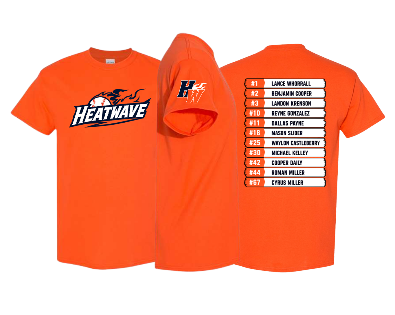 Heat Wave Baseball T-Shirt