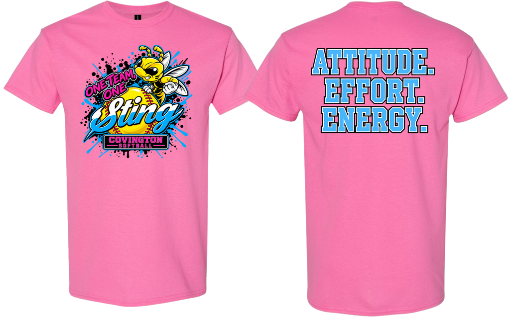 Attitude. Effort. Energy. - Pink/Blue Design