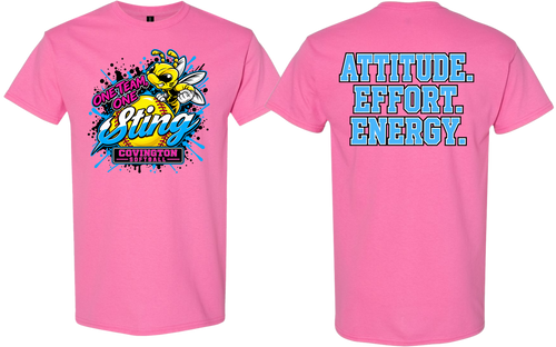 Attitude. Effort. Energy. - Pink/Blue Design