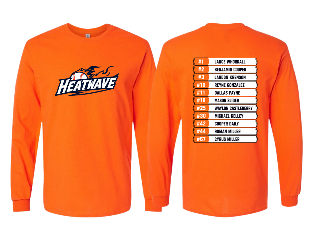 Heat Wave Baseball Long Sleeve