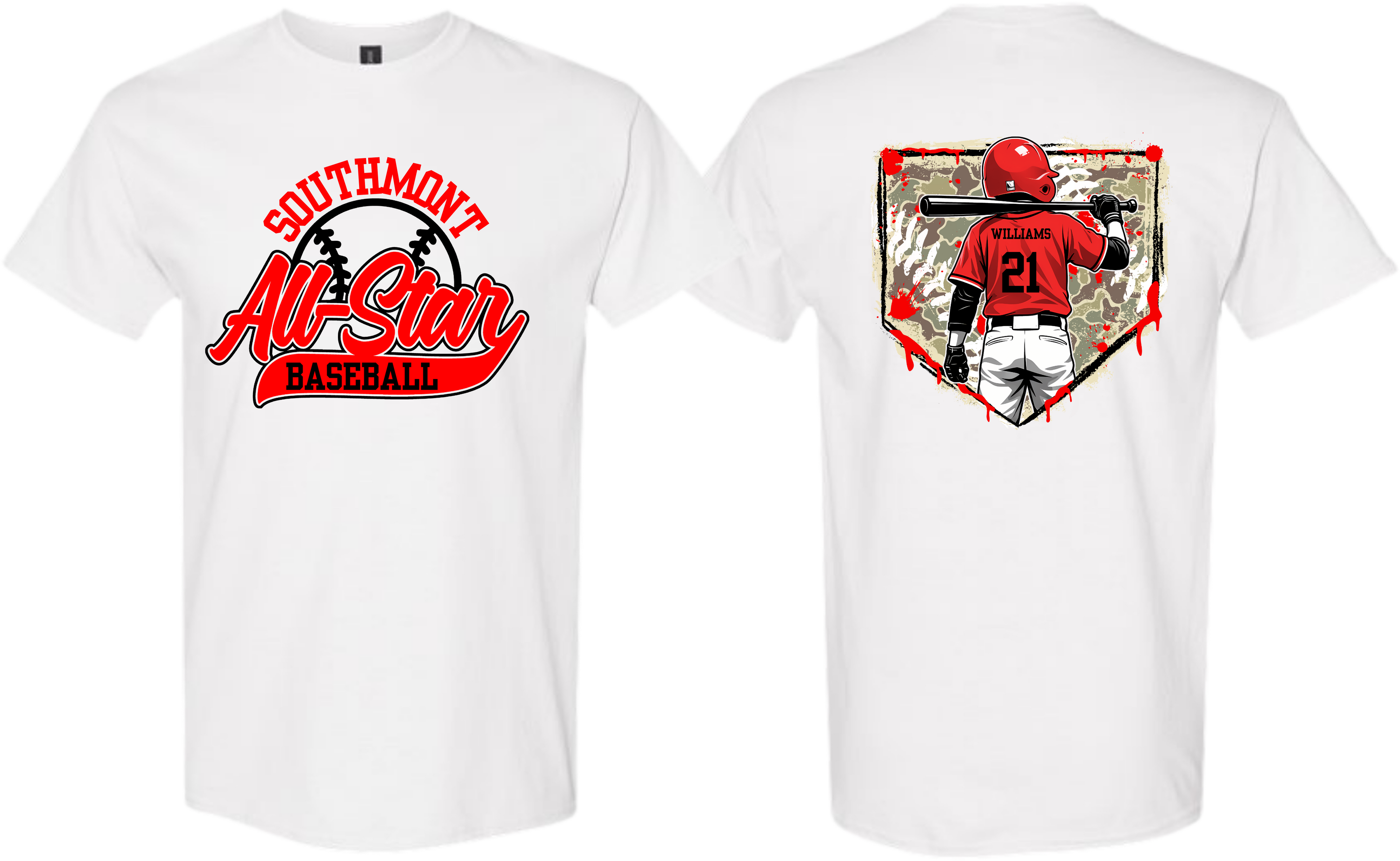 Southmont All-Stars - Baseball Athlete (Customizable!)
