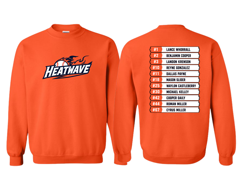 Heat Wave Baseball Crewneck