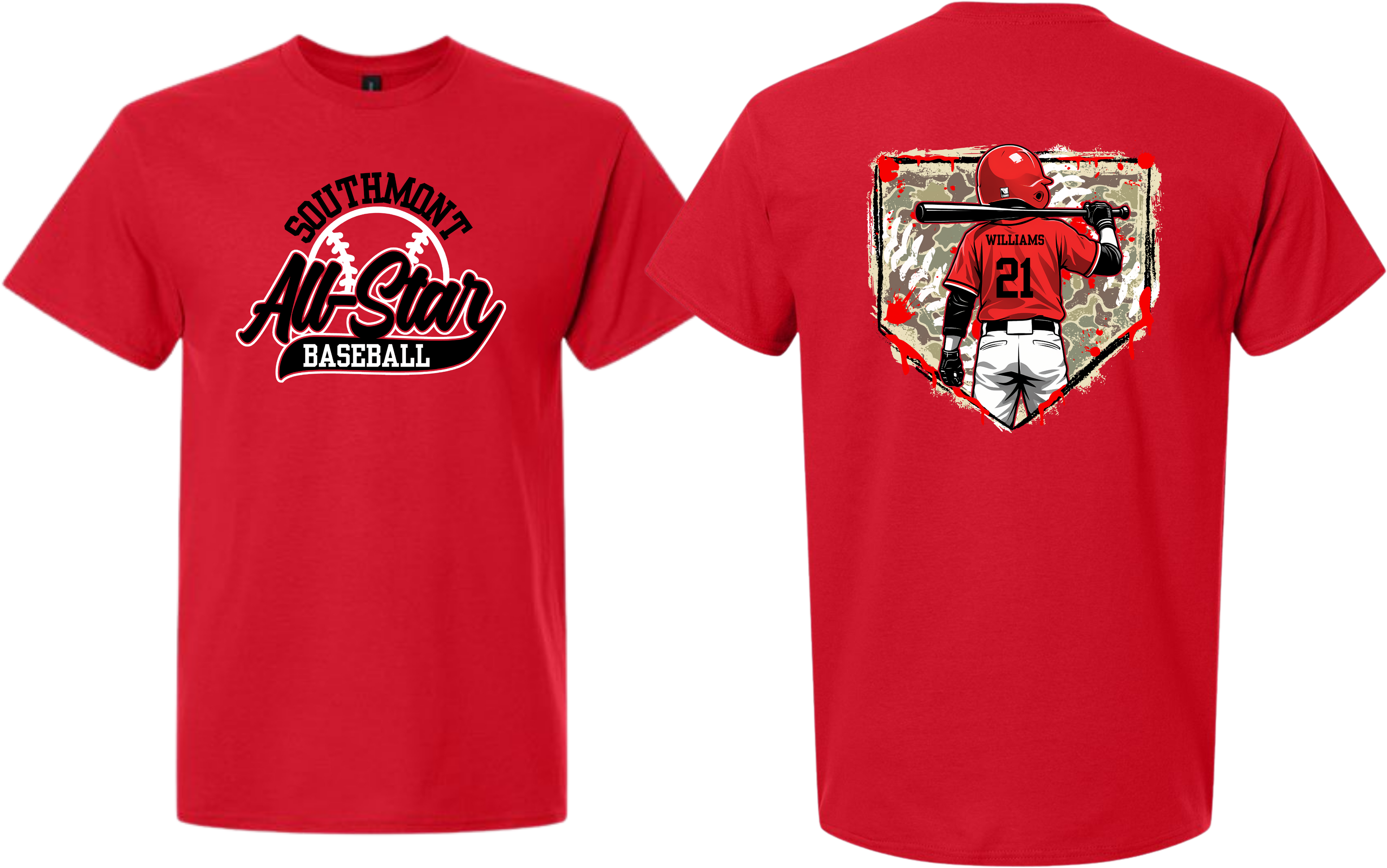 Southmont All-Stars - Baseball Athlete (Customizable!)