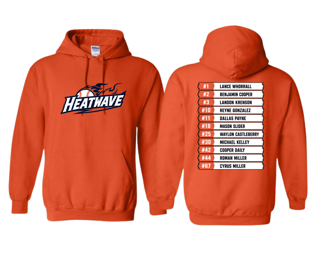 Heat Wave Baseball Hoodie