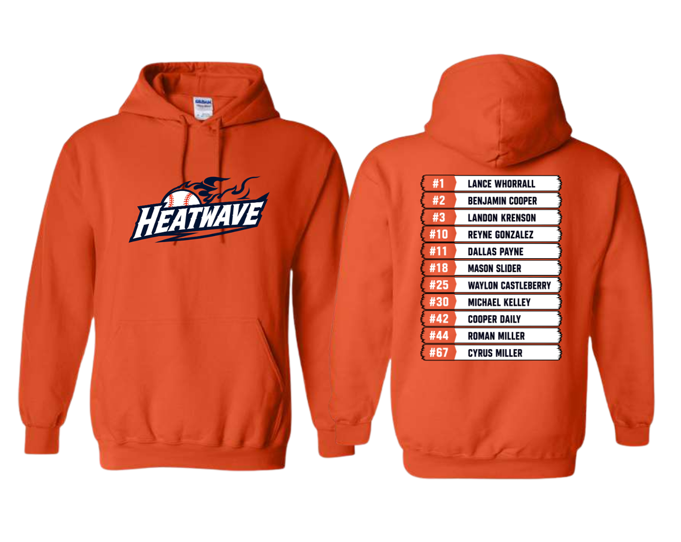 Heat Wave Baseball Hoodie