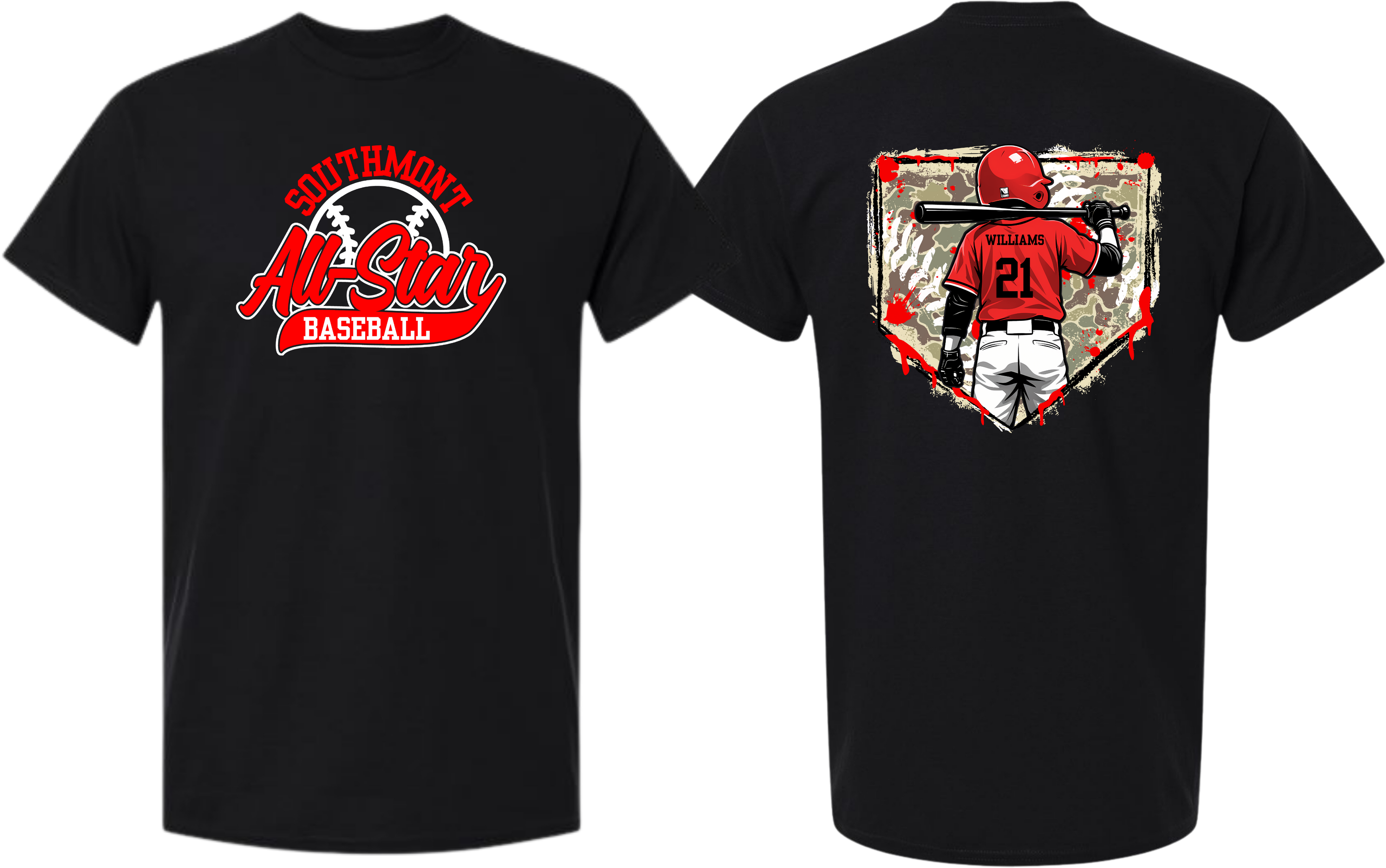 Southmont All-Stars - Baseball Athlete (Customizable!)
